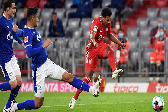 Gnabry hits hat-trick as Bayern run riot in historic Bundesliga opener