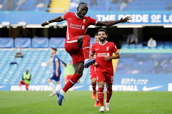 Liverpool's Mane sinks 10-man Chelsea, Son hits four in Spurs rout