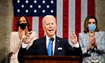 Empty seats, historic turns: Biden delivers unique speech to Congress