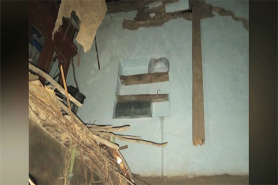 Roof collapse killed three members of a family in Hangu