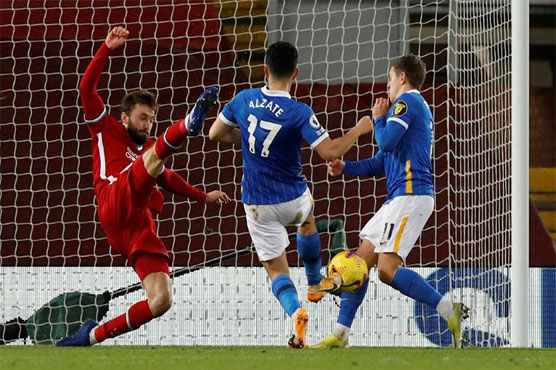 Brighton put huge dent in Liverpool's Premier League title hopes