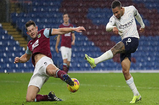 Slick Man City sink Burnley to move three points clear