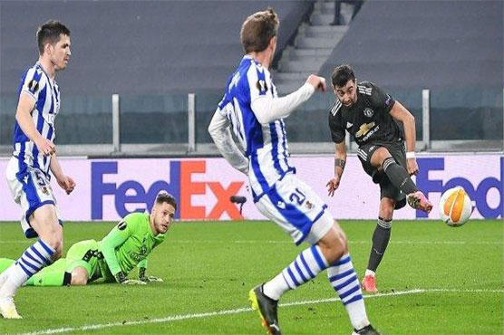 Fernandes double helps Man United thrash Sociedad, Bale stars for Spurs