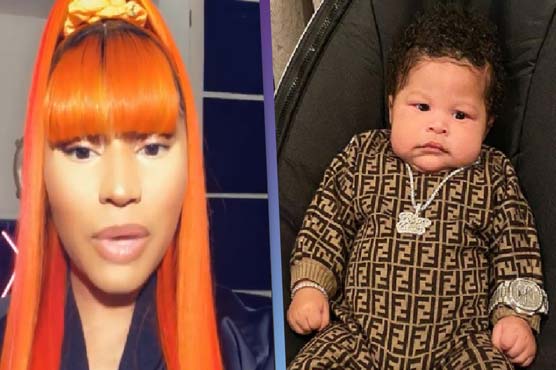 Nicki Minaj Shares First Photos Of Son Three Months After Birth Entertainment Dunya News