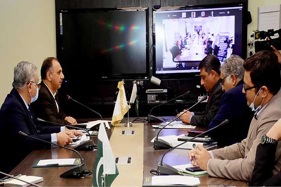 Omar Ayub inaugurates 113 km electricity transmission line project under CASA-1000