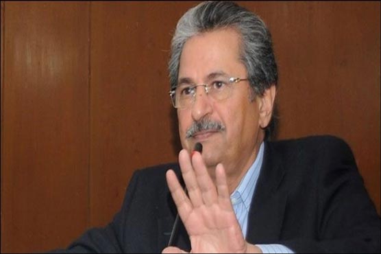 Academic year for schools will start from August: Shafqat Mehmood