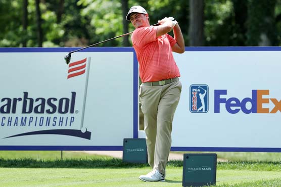 Stuard leads rain-hit Barbasol Championship