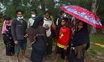Dozens of Rohingya refugees land off Indonesian coast