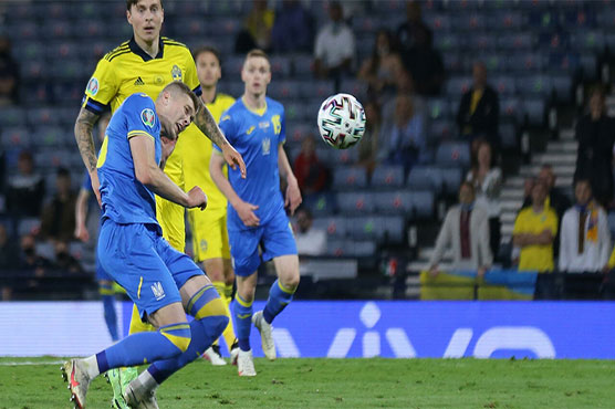 Dovbyk heads Ukraine into Euro 2020 quarter-final clash with England