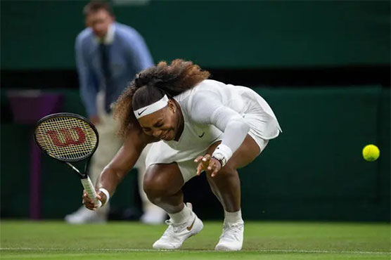 Serena hobbles out of Wimbledon as Federer survives scare