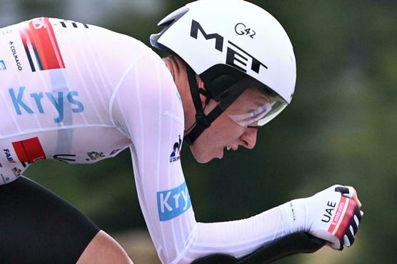 Pogacar storms time-trial as Van der Poel clings to Tour de France lead