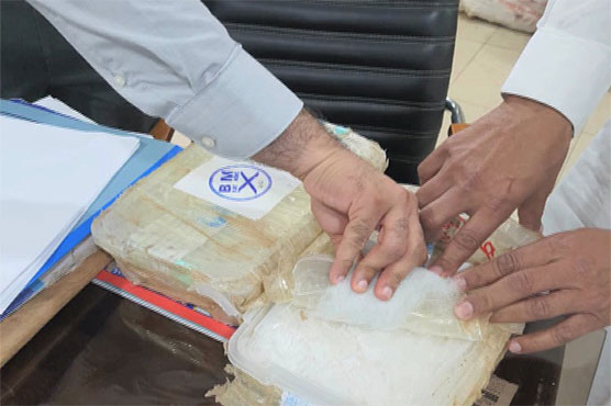 Customs seizes 450kgs of crystal ice in Karachi
