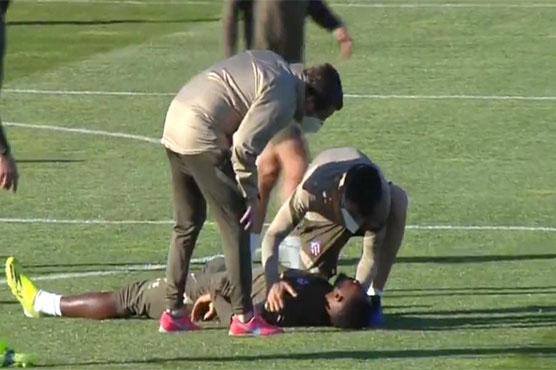 Atletico's Dembele faints in training ground incident