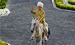 Turkmen leader writes song to mark birth of baby horse