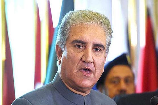 FM Qureshi reaches New York on Palestine peace mission