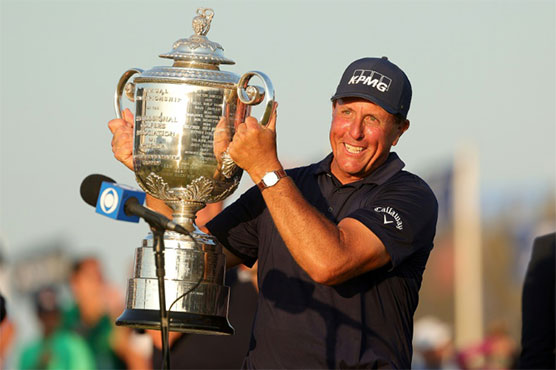 Mickelson becomes oldest major winner at 50 with epic PGA win - Sports ...