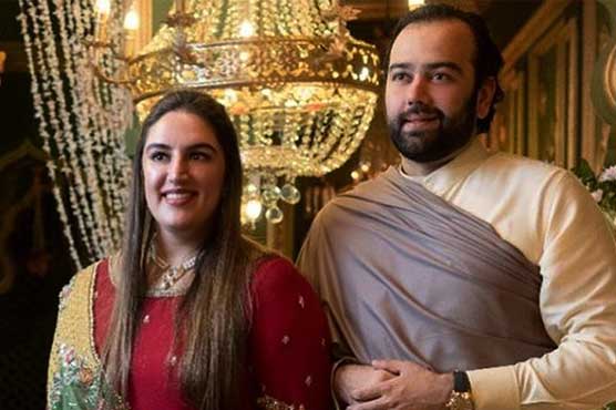 Bakhtawar Bhutto shares pictures of newly born baby son 