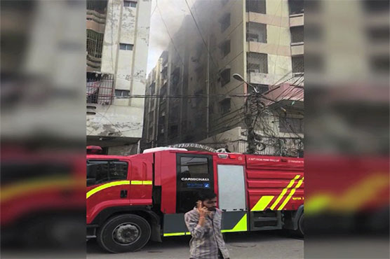 Fire in building on Karachi's MA Jinnah Road brought under control