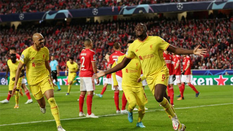 Liverpool in sight of semis after putting three past Benfica
