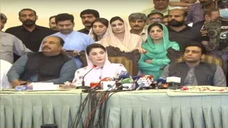 Symbolic meeting: Opposition elects Hamza as Punjab CM with 199 votes