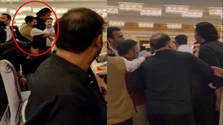 Mustafa Nawaz punches man shouting at Noor Alam in private hotel