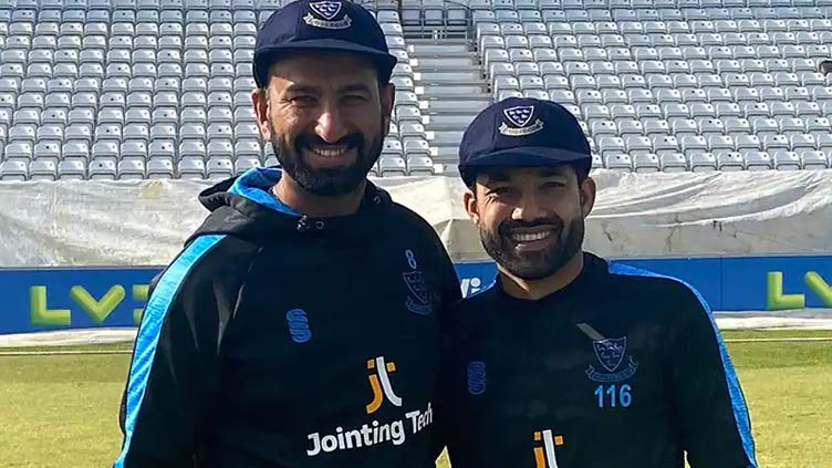 Pakistan's Rizwan and India's Pujara team up for Sussex