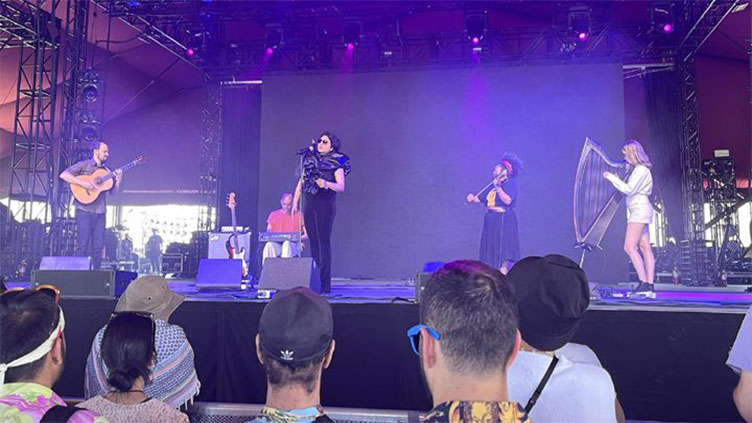 Arooj Aftab, the Grammy-winning Pakistani singer serenading Coachella