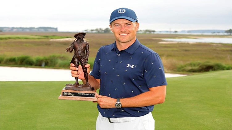 Spieth beats Cantlay in playoff to win PGA Heritage title