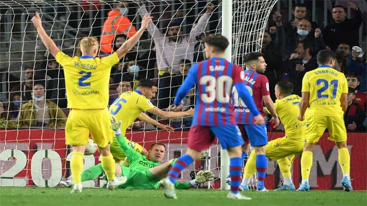 Barca's top-four finish in danger after shock defeat by Cadiz