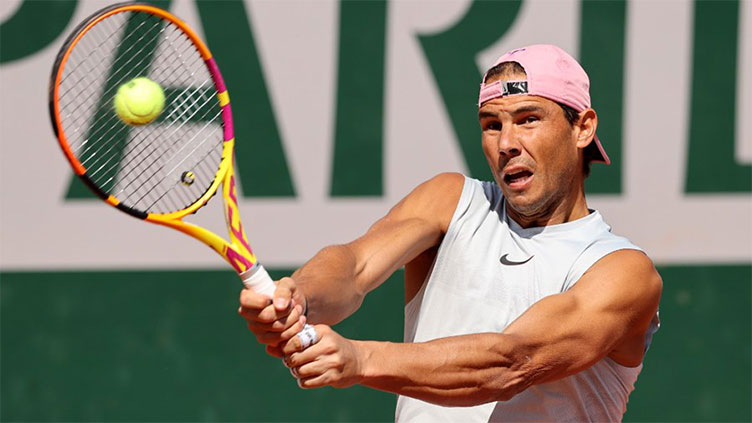 Nadal back in training after four-week rib injury layoff