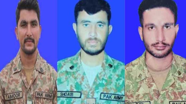 Three Pakistani troops martyred in cross-border attack from Afghanistan