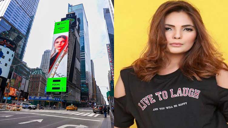 Pakistani singer Mehak Ali lights up Times Square