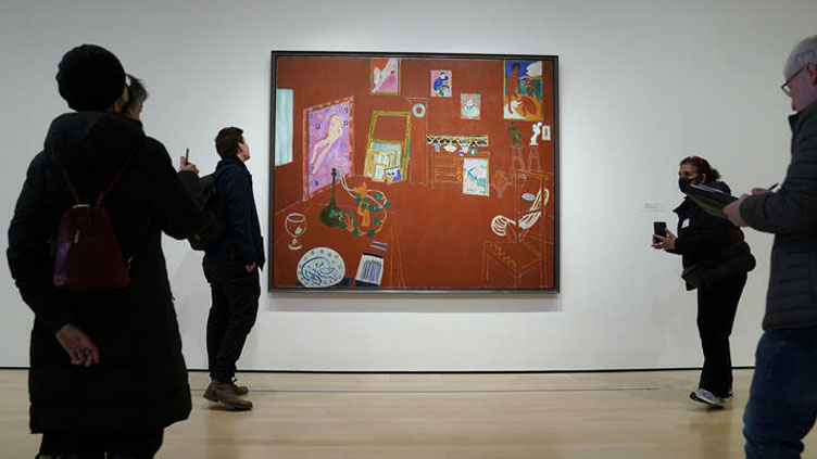 New York's MoMA exhibits Matisse's paintings within a painting