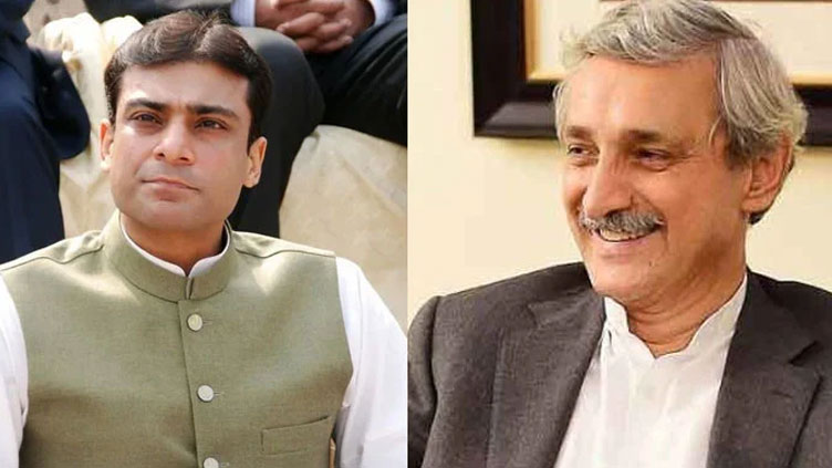 CM Hamza meets Jahangir Tareen to thank him for his support