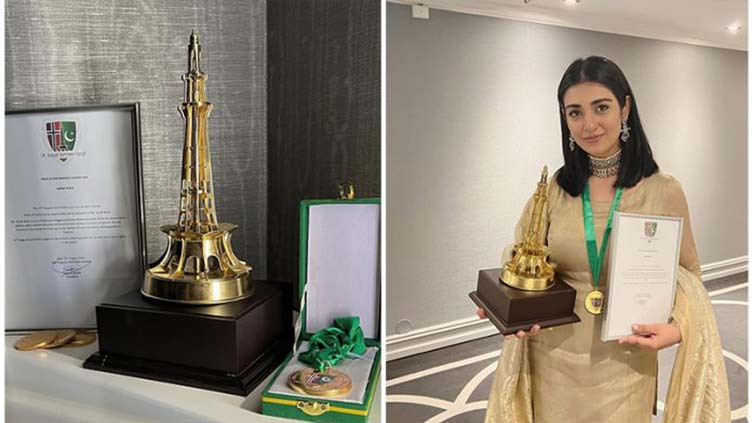 Sarah Khan makes country proud, gets Pride of Performance from Norway