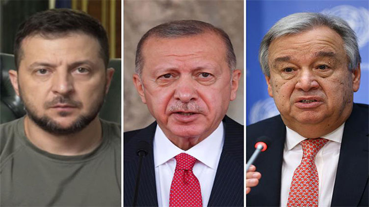 Zelensky, Erdogan, Guterres to meet Thursday in Ukraine