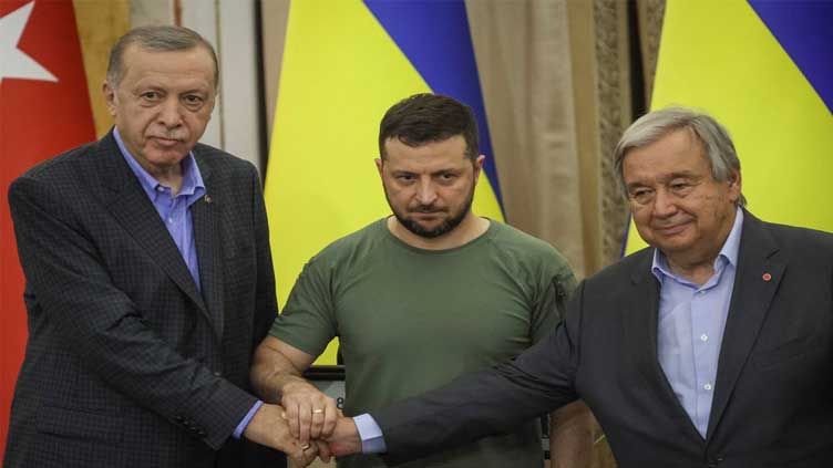 Erdogan says he discussed ways to end Ukraine conflict with Guterres, Zelenskiy