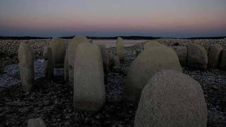 'Spanish Stonehenge' emerges from drought-hit dam