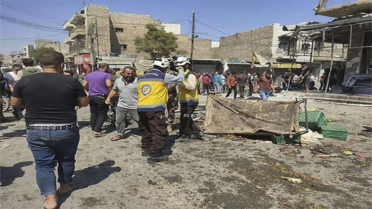 Market blast in north Syria kills 15 people, wounds dozens