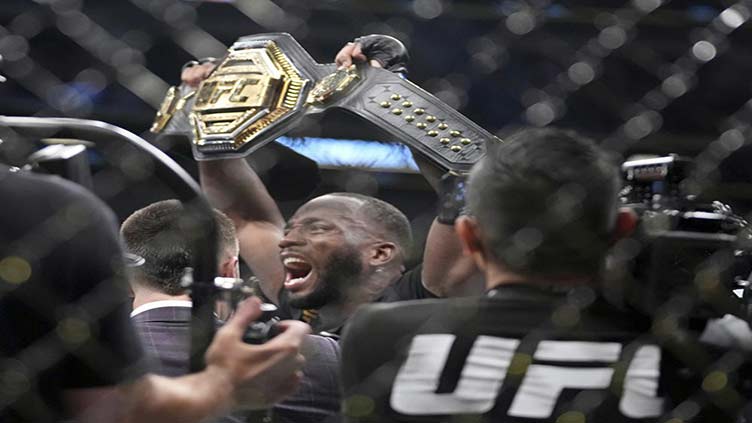 Edwards stops Usman late in 5th, wins UFC welterweight title