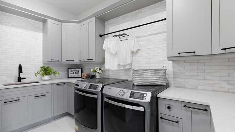 Laundry room? These days, it's any room