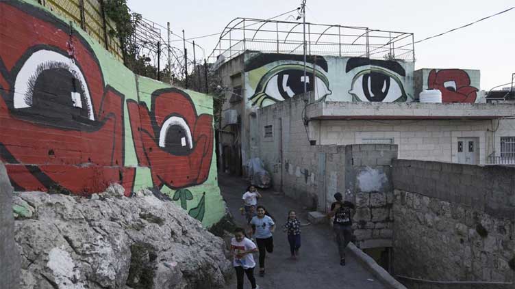 Giant eye murals bear witness to Palestinians in Jerusalem