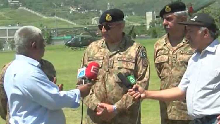 Action necessary against illegal constructions along rivers in KP: COAS