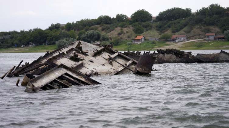 Danube drought reveals parts of hidden World War II history