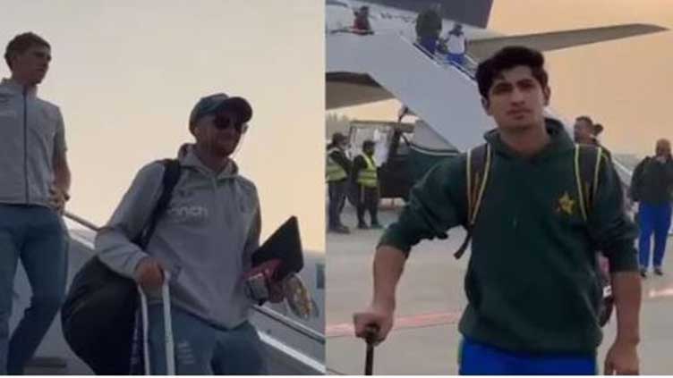 Pakistan, England cricket teams arrive in Multan for 2nd Test