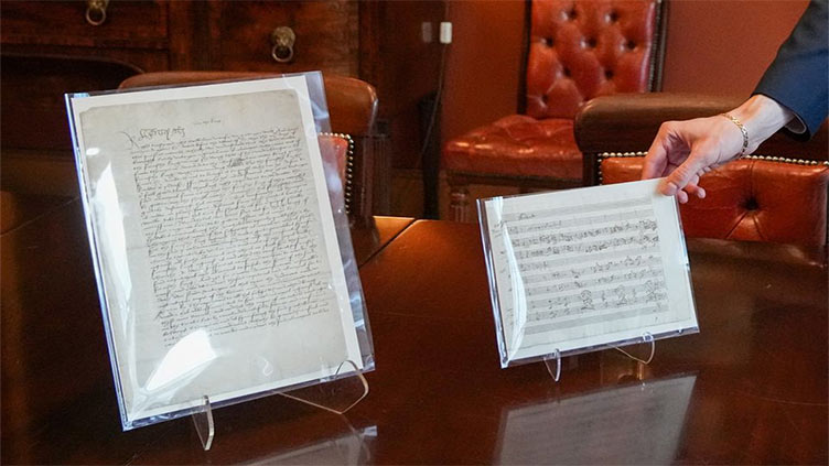 Henry VIII military letter, handwritten Mozart music on offer at auction