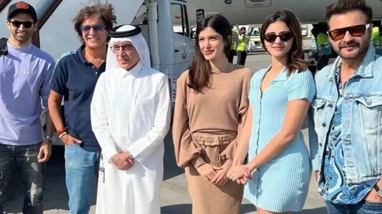 Ananya Panday, BF Aditya Roy spotted in Qatar to watch FIFA WC semis