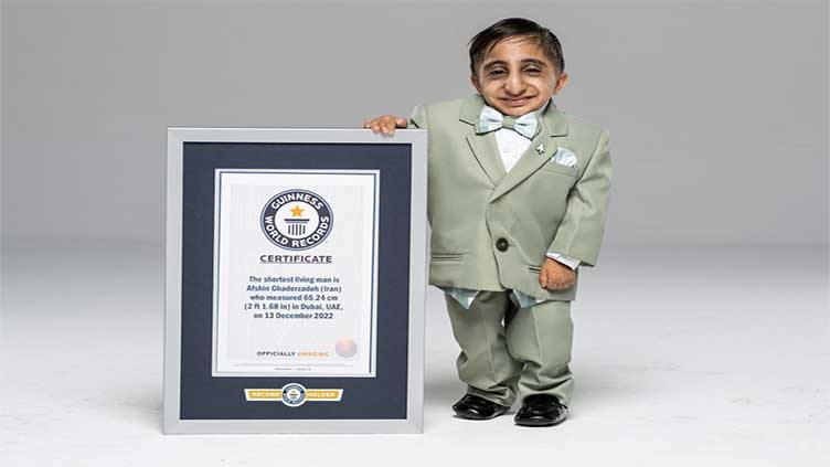 Iranian man named worlds shortest by Guinness World Records