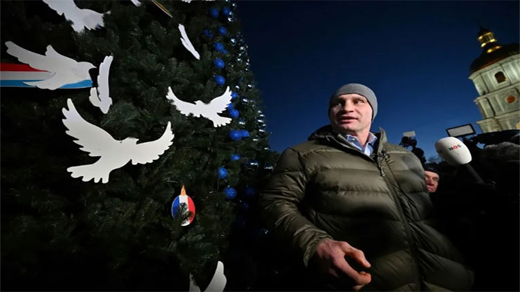 Russia won't 'steal' Christmas: Kyiv mayor unveils festive tree