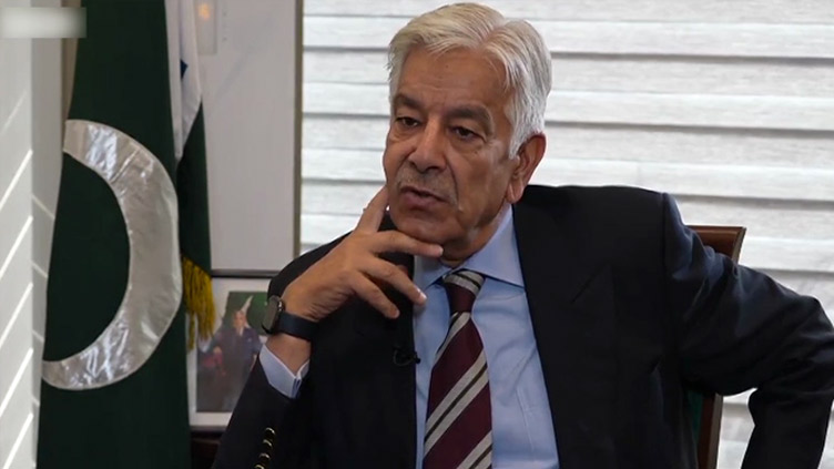 Khwaja Asif blames Imran Khan for blaming 'benefactor'